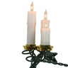 Kurt Adler UL 15-Light White Triple Candle Extended Light Set