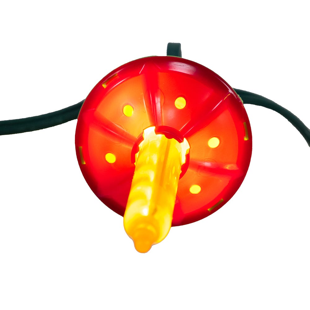 Kurt Adler UL 7-Light LED Multicolor Bubble String Light Set