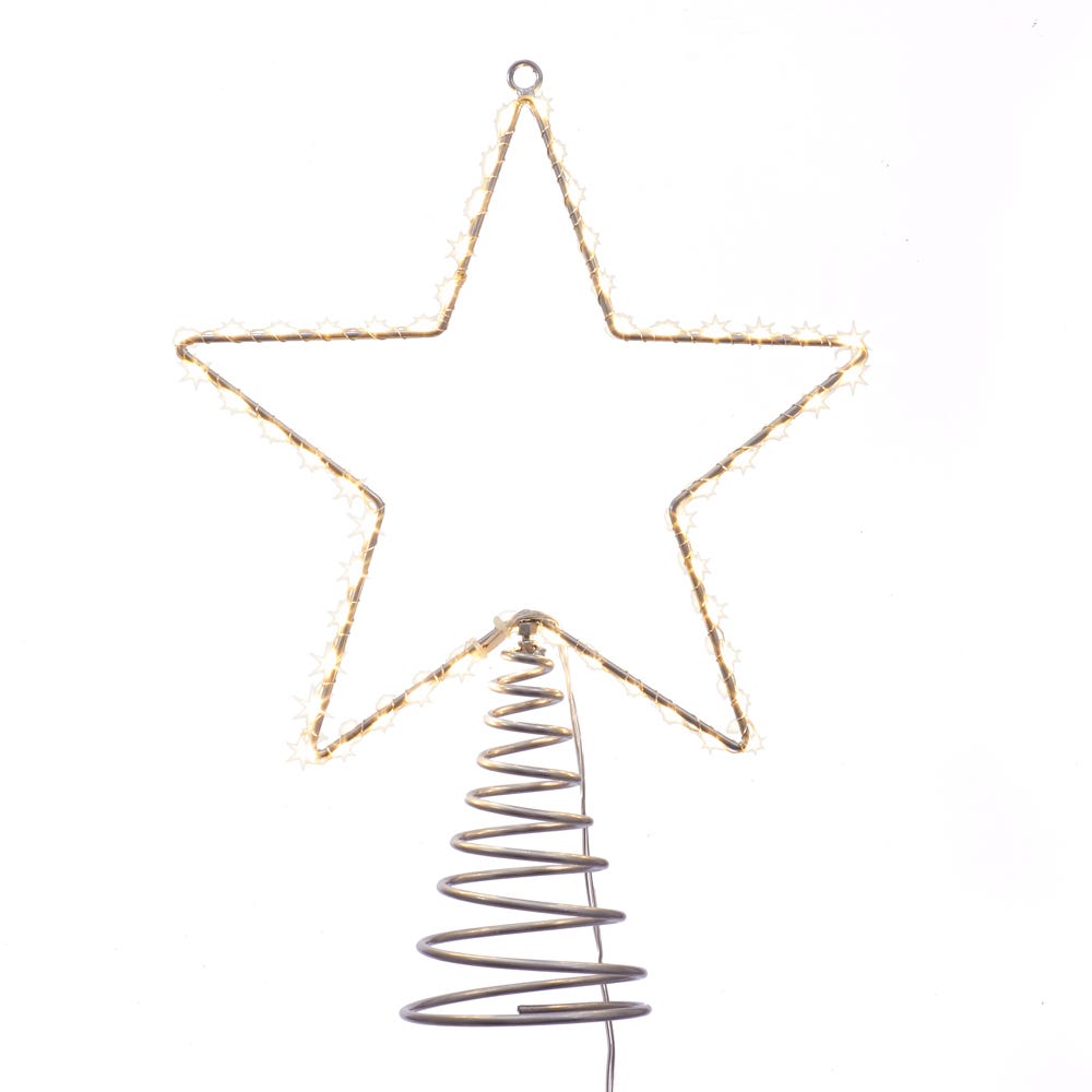 Kurt Adler 17.5-Inch Metal Lighted LED Star Treetop