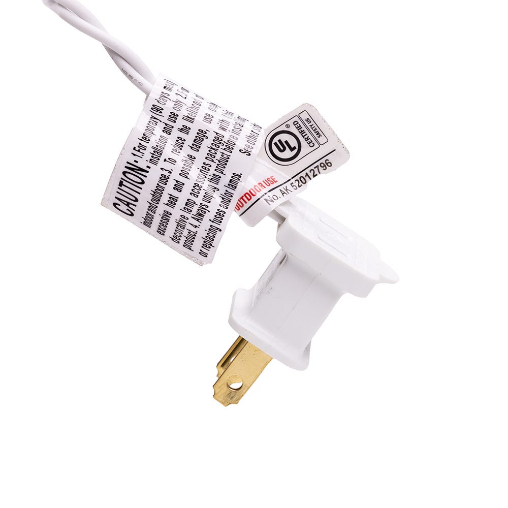 Kurt Adler 13.75-Inch UL 20-Light Silver and White Glittered Snowflake Tree Topper