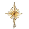 Kurt Adler 10.5-Inch 10-Light LED Capiz Bethlehem Star Tree Topper