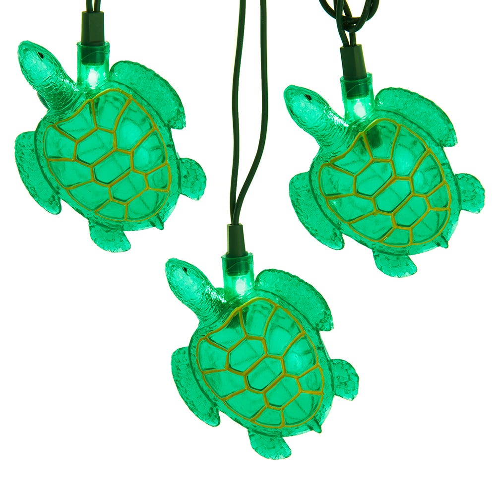 Kurt Adler UL 10-Light Sea Turtle Light Set