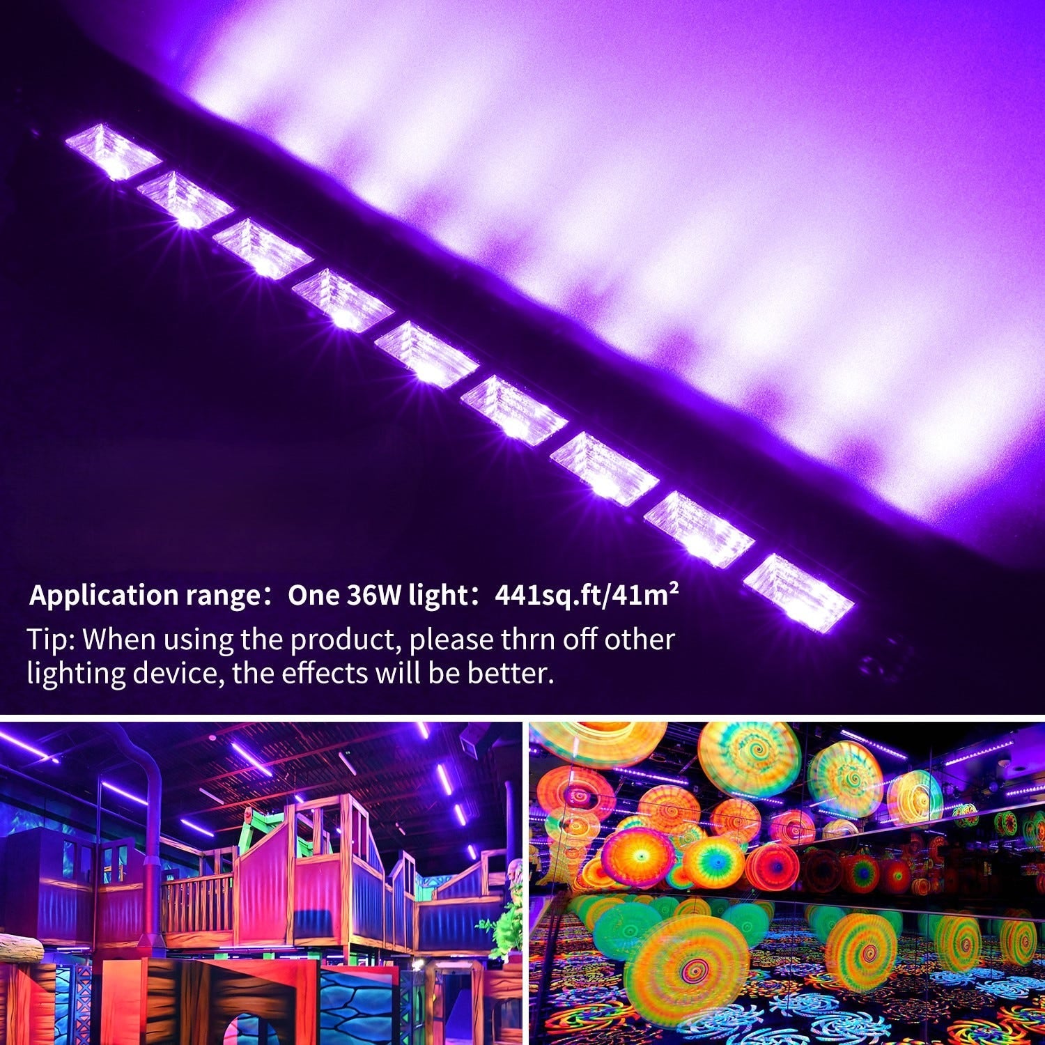 Kurt Adler 16.2-Inch UV LED Black Light