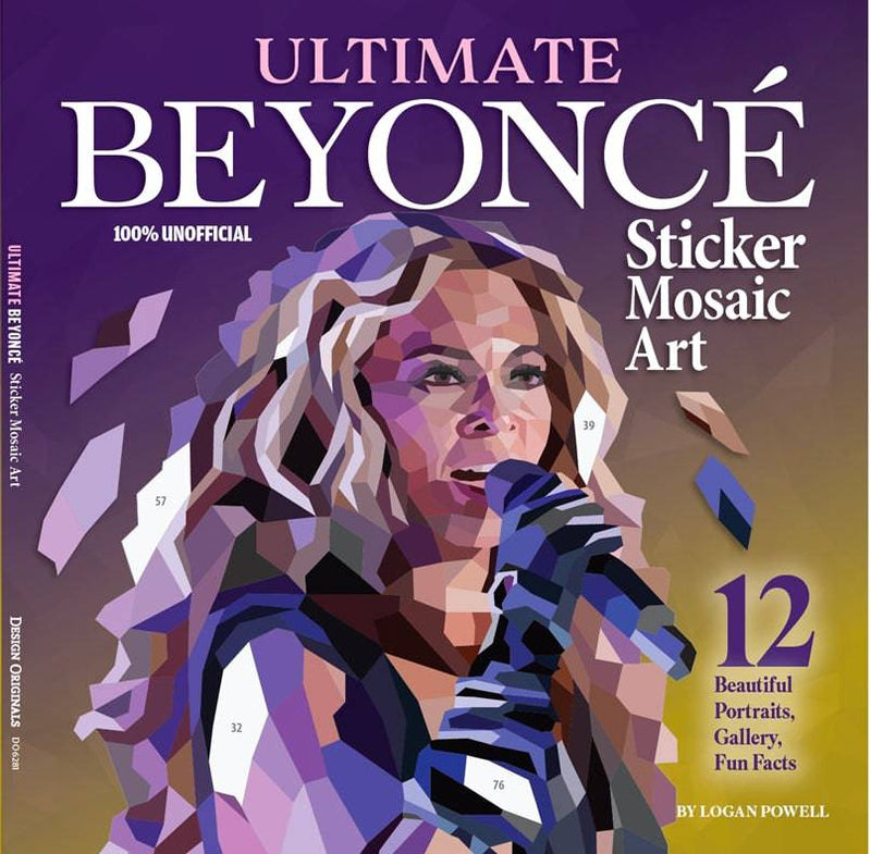 Cover of Ultimate Beyonce Sticker Mosaic Art – Paperback / softback, ISBN 9781497207455
