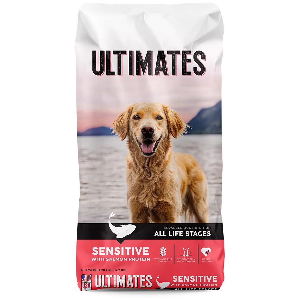 Ultimates Adult Sensitive With Salmon Dry Dog Food (28lb)