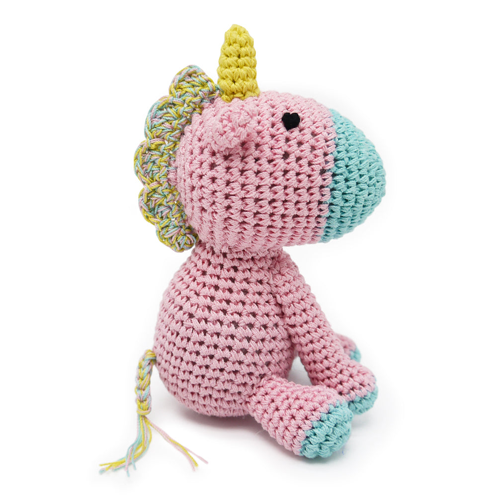 DOGO Unicorn Crochet Dog Toy