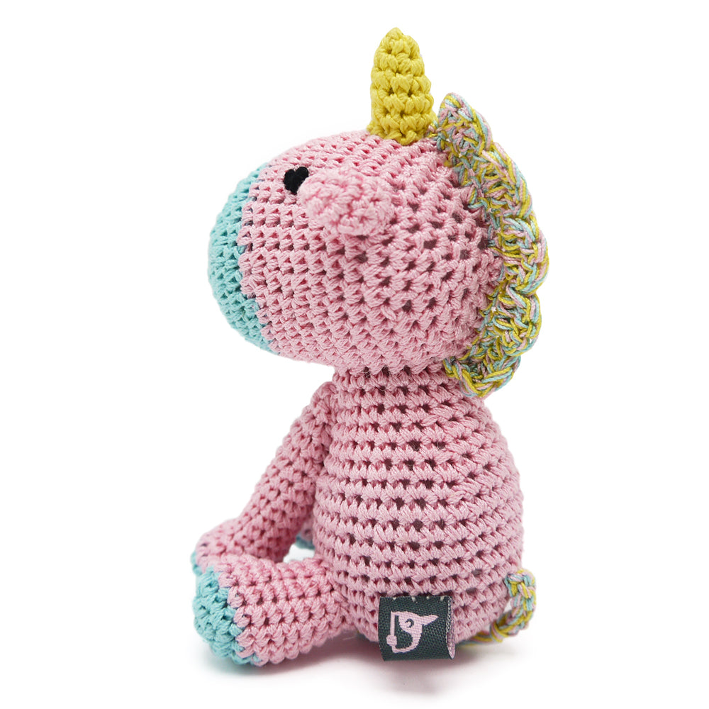 DOGO Unicorn Crochet Dog Toy