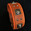 Bestia Dog Gear Genuine Leather Dog Collar - Brown