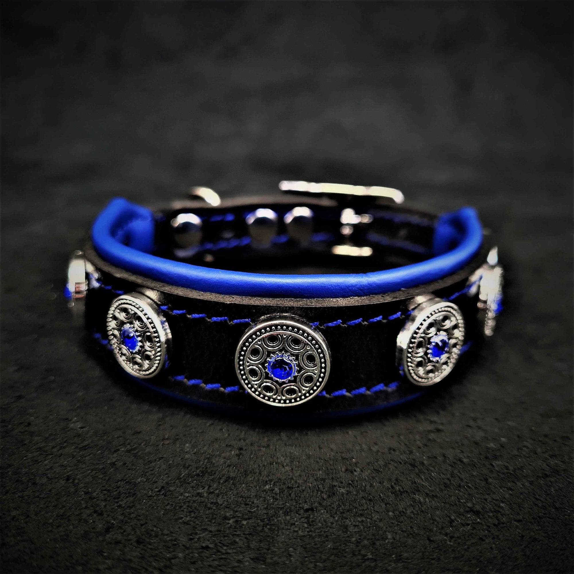 Bestia Bijou Handmade Leather Puppy Collar