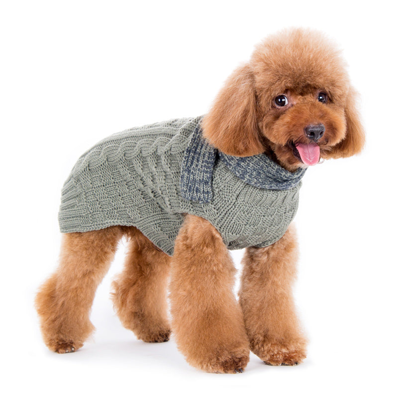 DOGO Urban Cable Scarf Dog Sweater