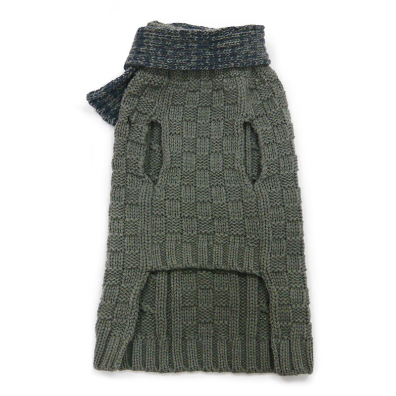 DOGO Urban Cable Scarf Dog Sweater