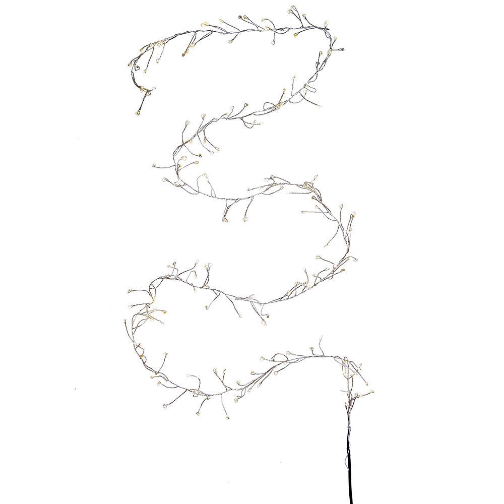 Kurt Adler 180-Light 6-Foot USB Fairy LED Cluster Lights