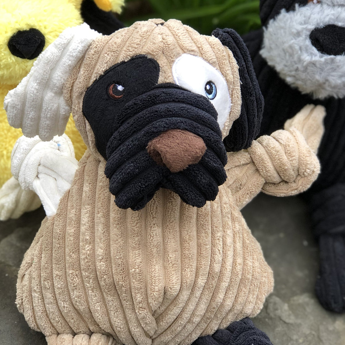 Patches HuggleMuttTM Knottie Plush Dog Toy, Large