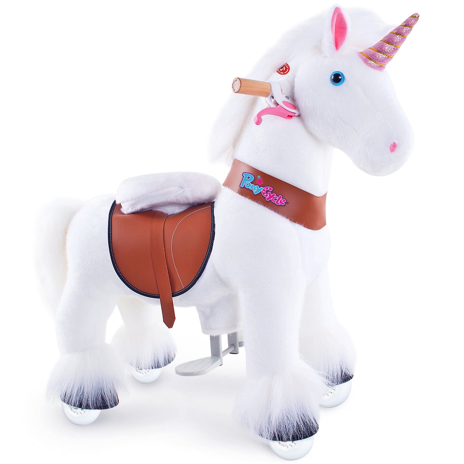 Model U Unicorn Ride-On Toy Age 3-4 White