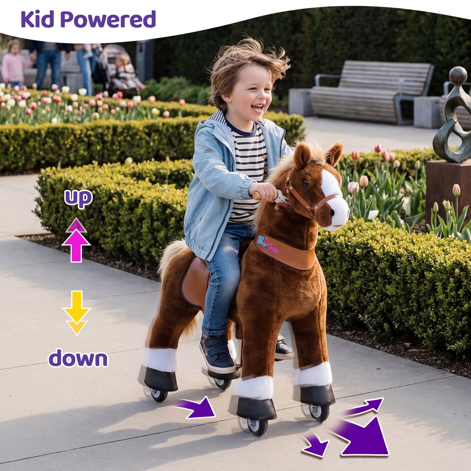 Model U Ride-On Pony Age 3-4 Brown