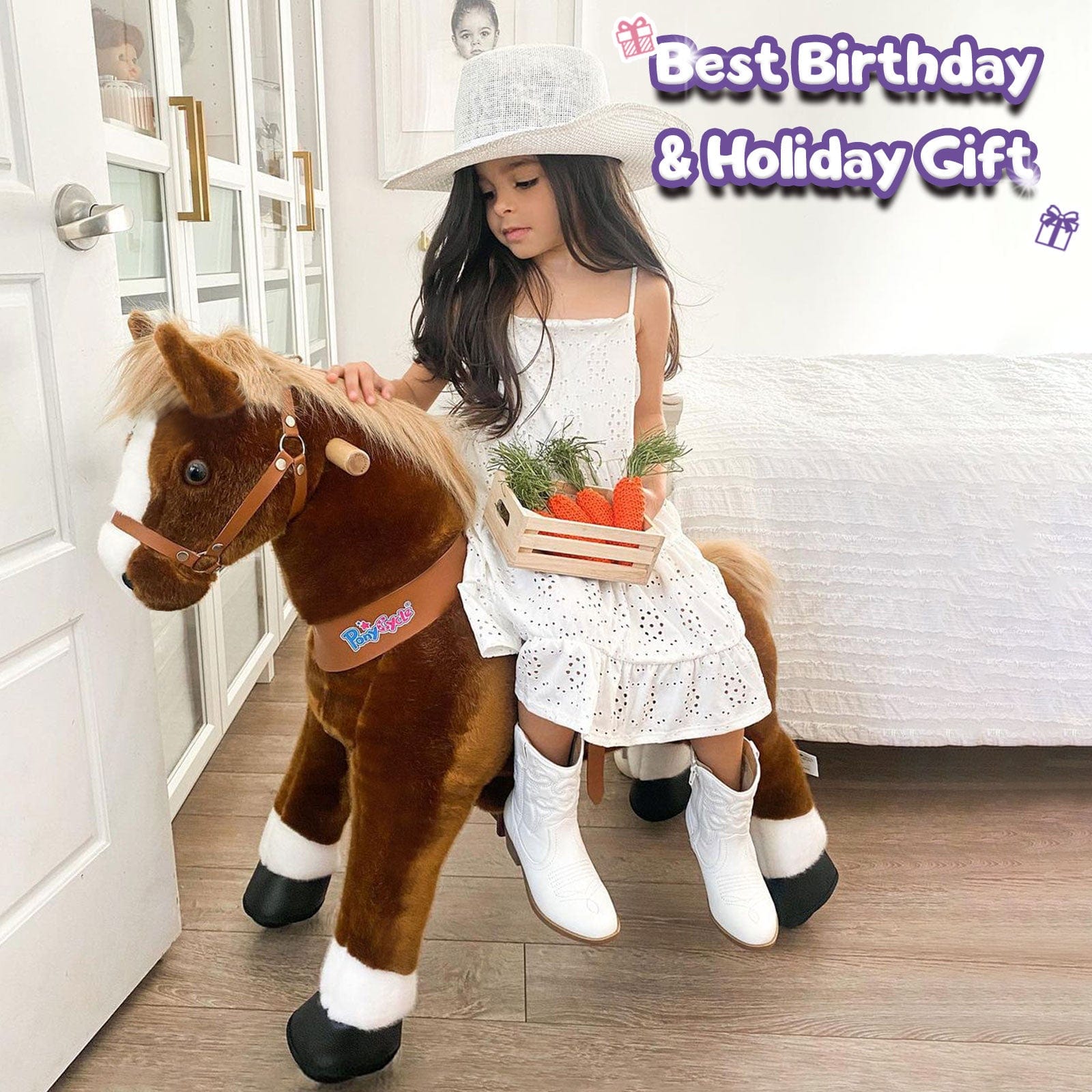 Model U Ride-On Pony Age 3-4 Brown