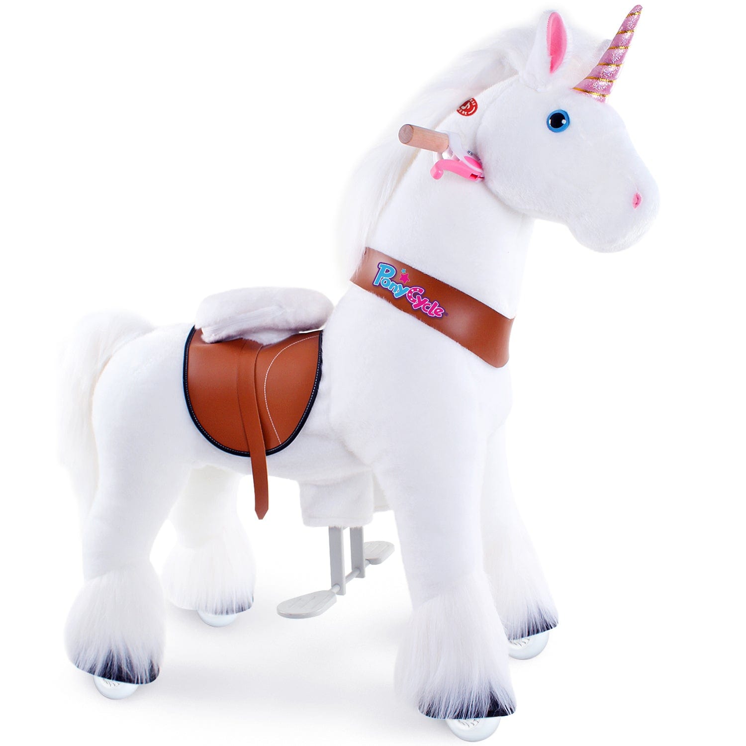 Model U Unicorn Riding Toy For Age 4-7 White