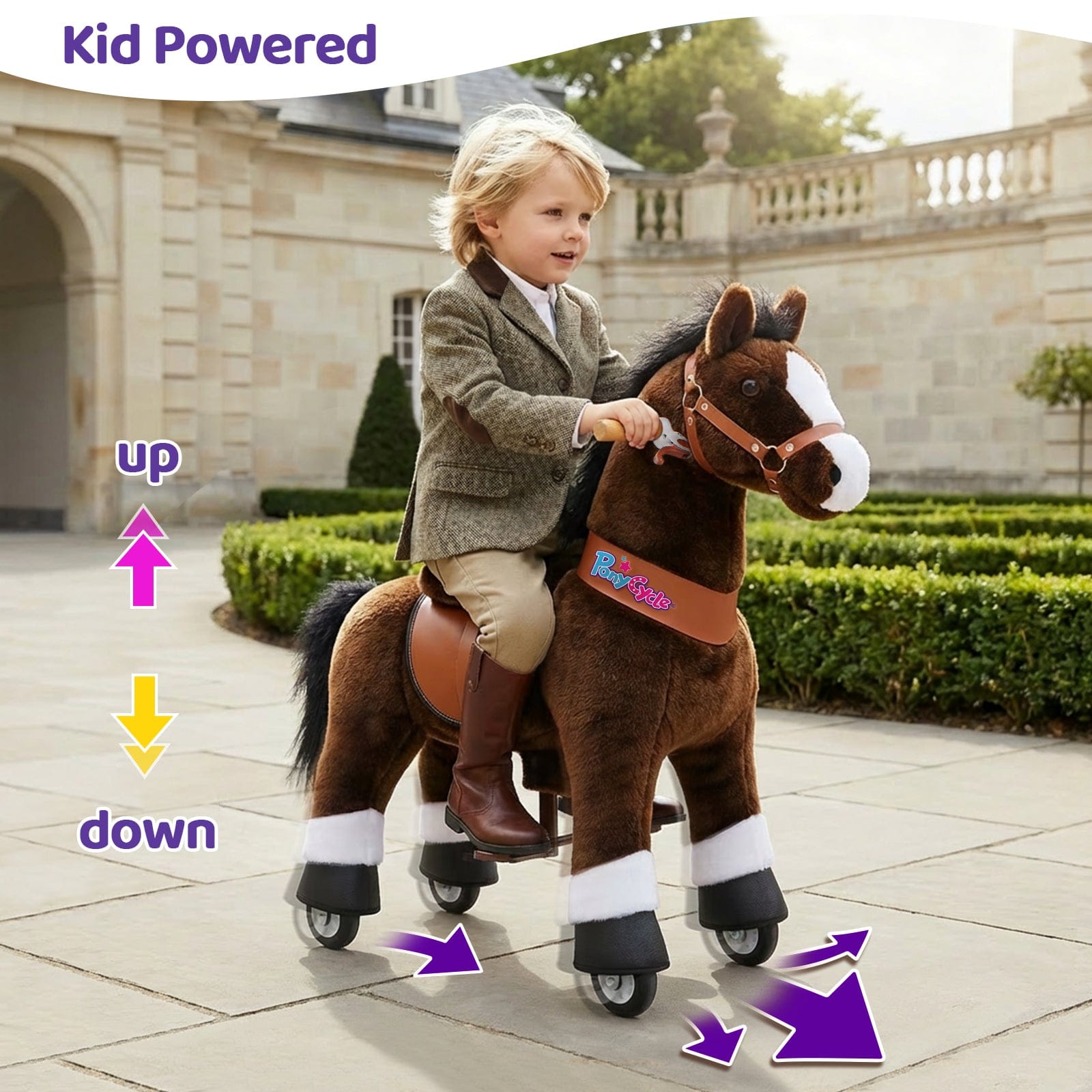 Model U Riding Horse Toy Age 4-7 Chocolate