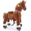 Model U RideOn Pony Toy Riding Horse Age 4-7 Brown