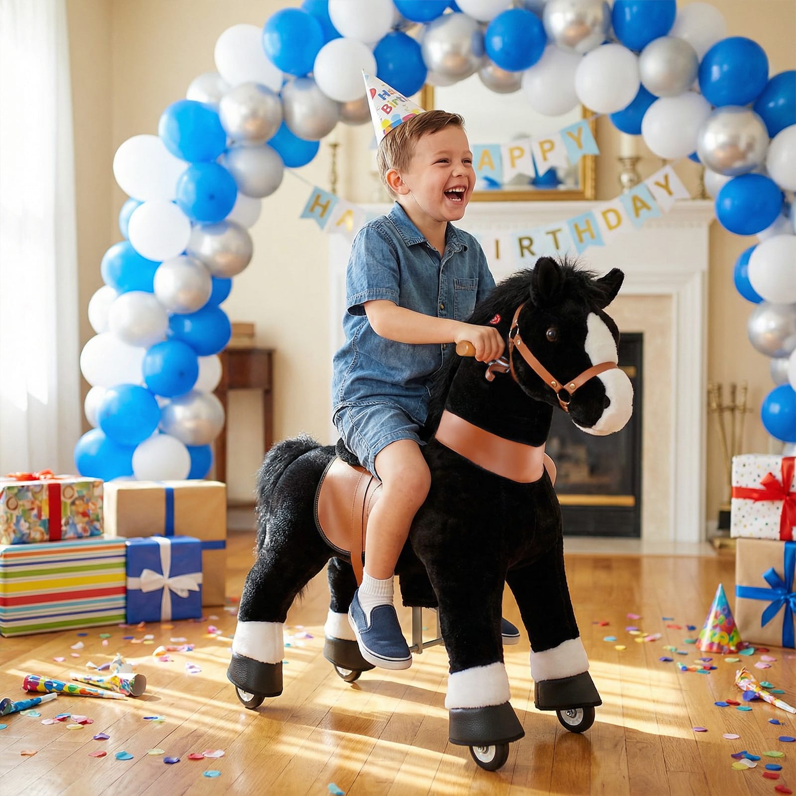 Model U Horse Age 4-7 Black