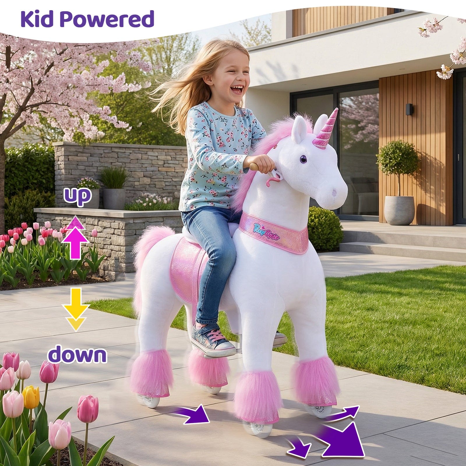 PonyCycle Large Pink Unicorn