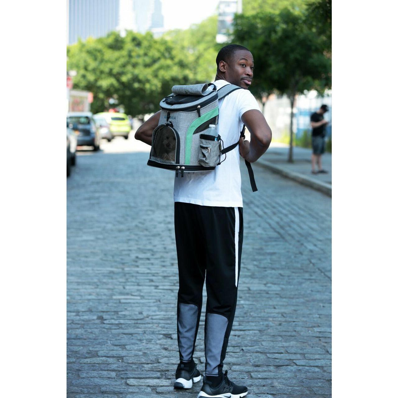 Voyager Pet Backpack Carrier for Dog, Cat and Puppy - Great For Hikers | HT Animal Supply