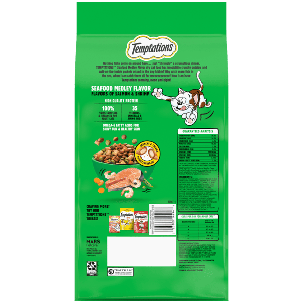 Temptations Seafood Medley Dry Cat Food