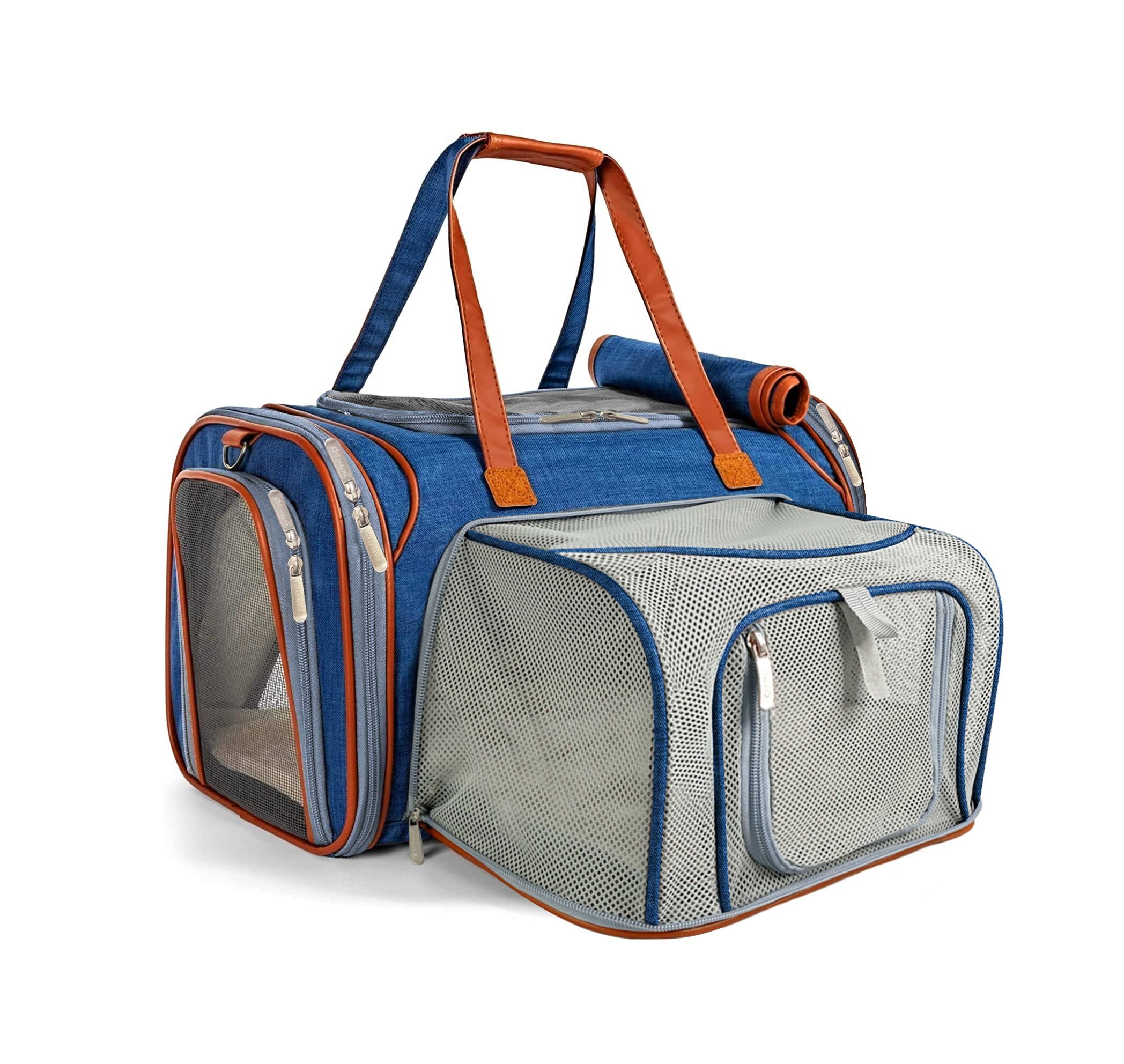 Mr. Peanuts Gold Series Big Apple XL Size Airline Compliant Expandable Pet Carrier
