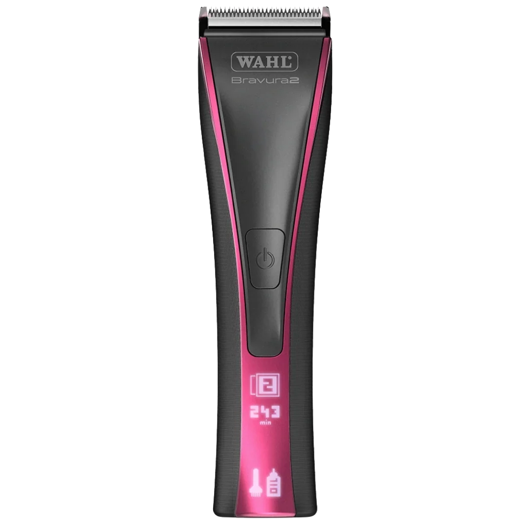 Wahl Bravura2 Cordless Clipper Brilliant Rose with Charging Stand