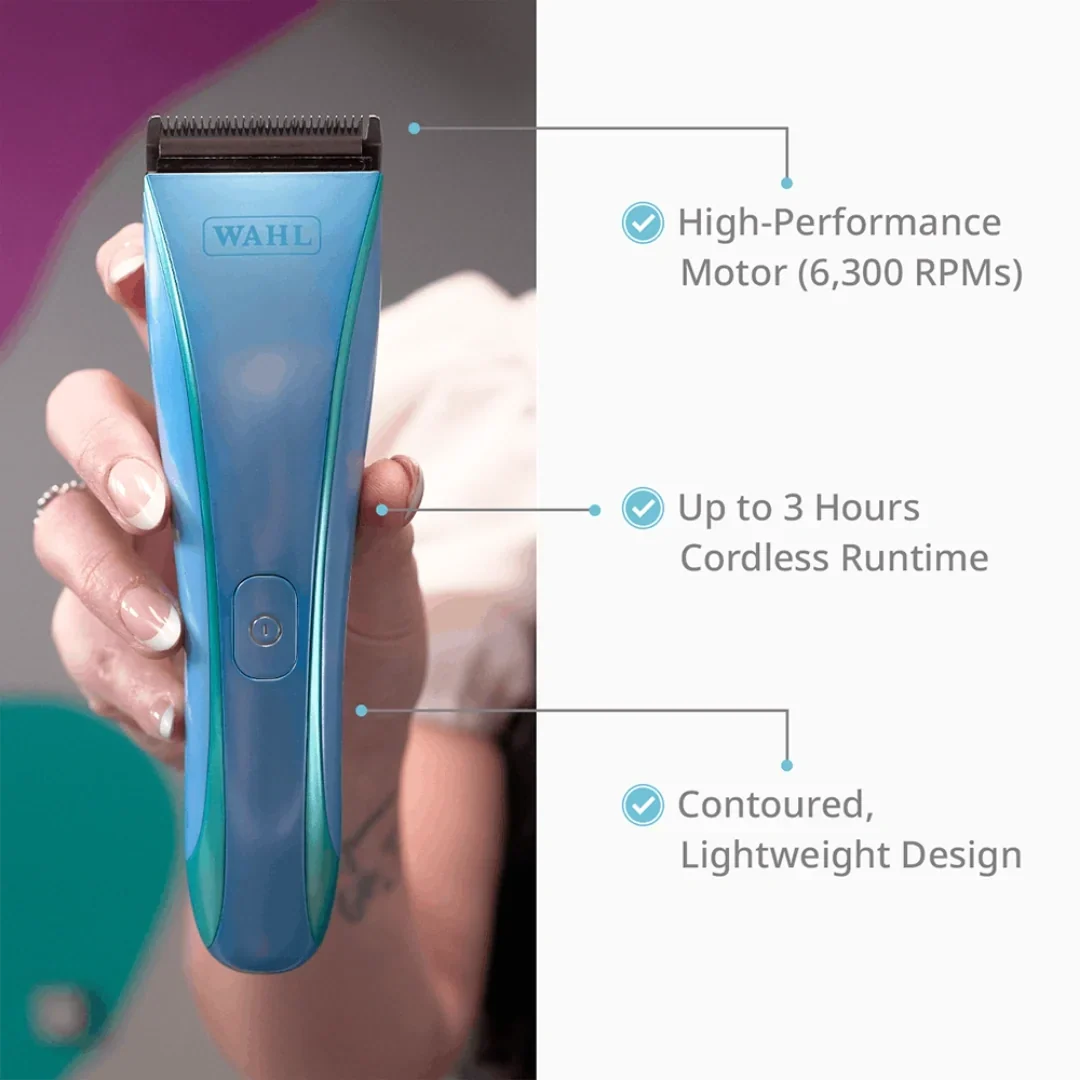 Wahl Motiva2 Clipper Blue with Charging Stand