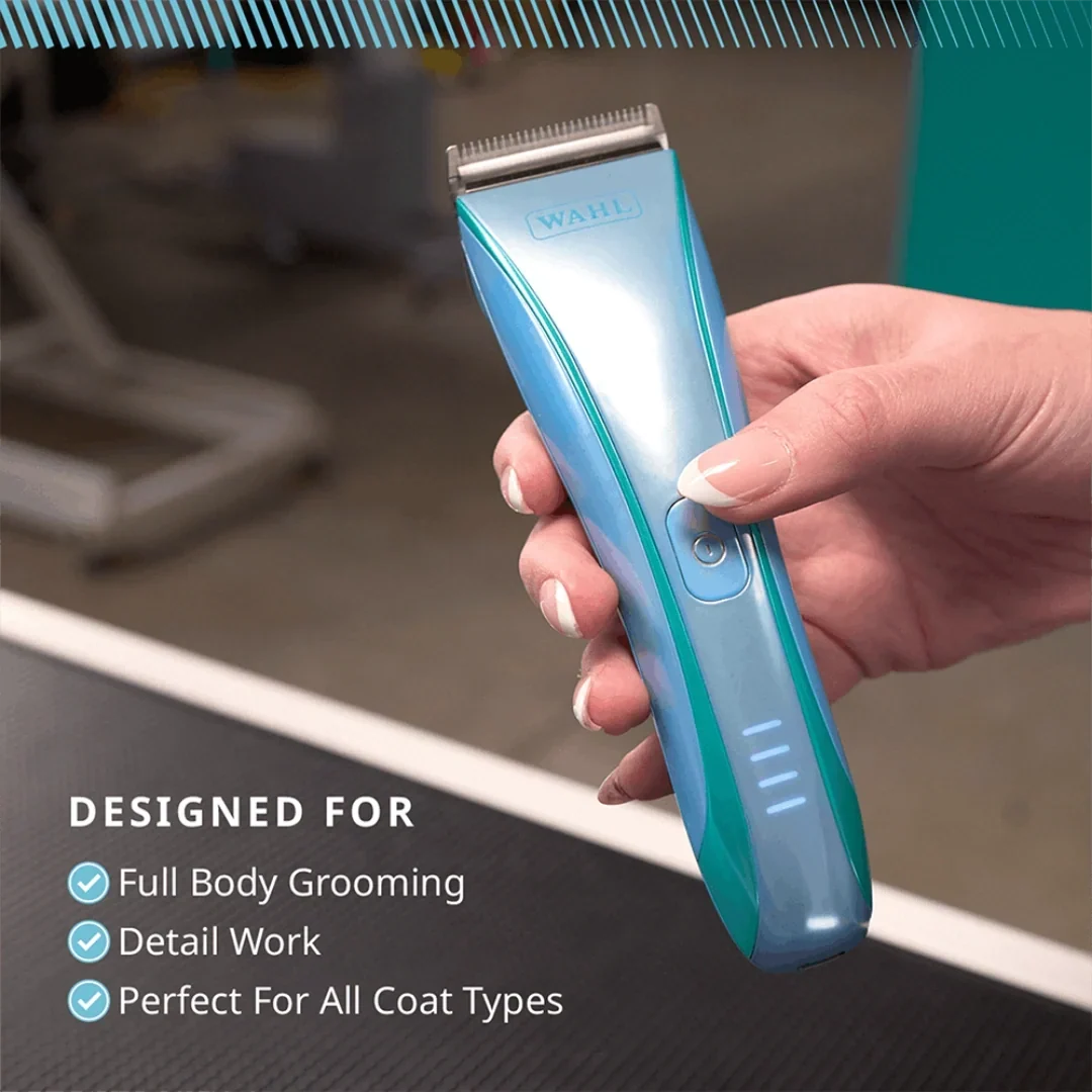 Wahl Motiva2 Clipper Blue with Charging Stand