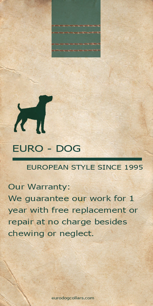 Euro-Dog Step-In Leather Dog Harness