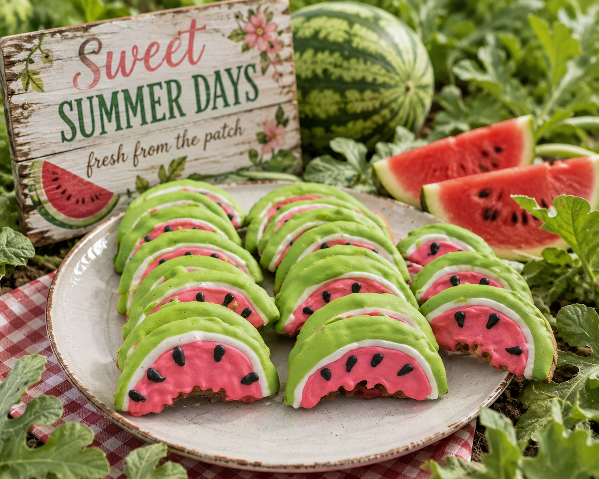 PAWsitively Organic Watermelon Dog Cookies