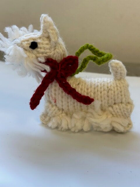 Chilly Dog Westie Wool Ornament