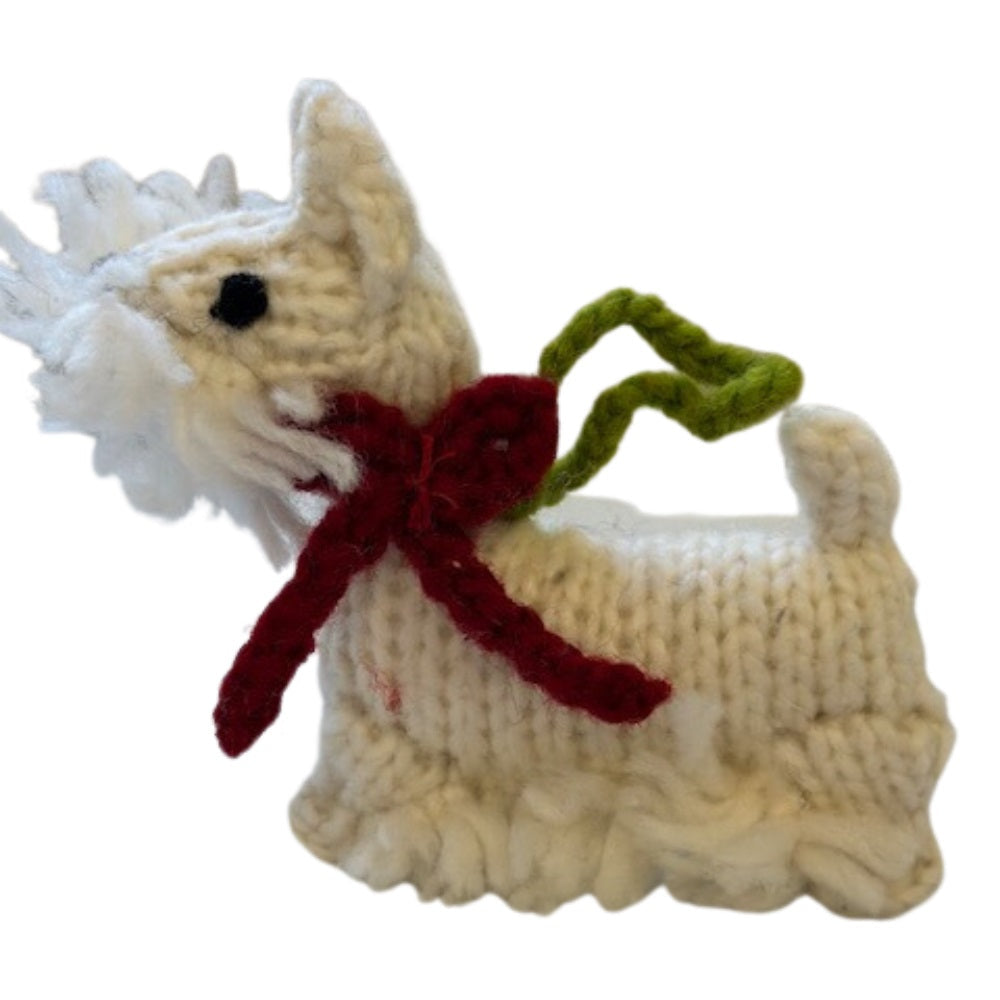 Chilly Dog Westie Wool Ornament
