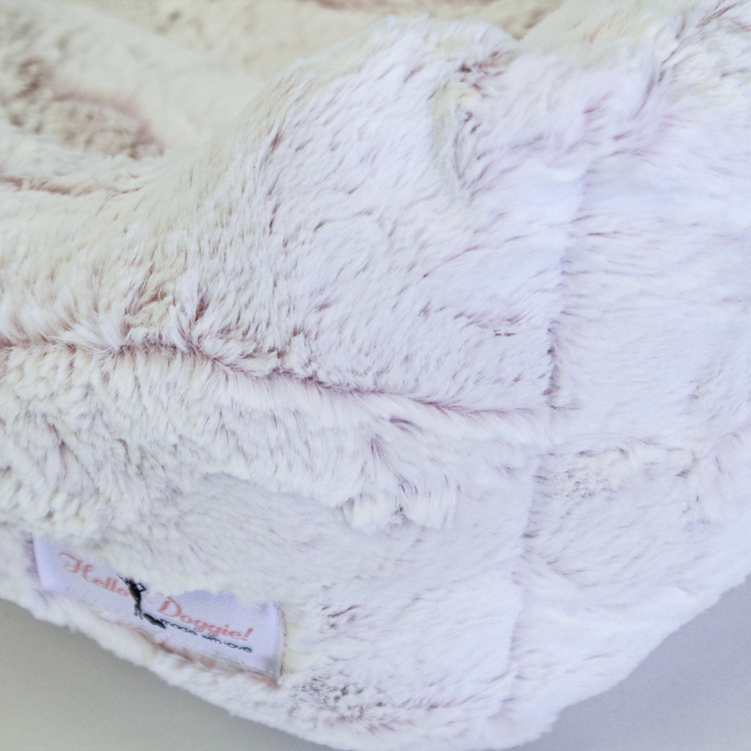Hello Doggie Whisper Peach Dog Bed