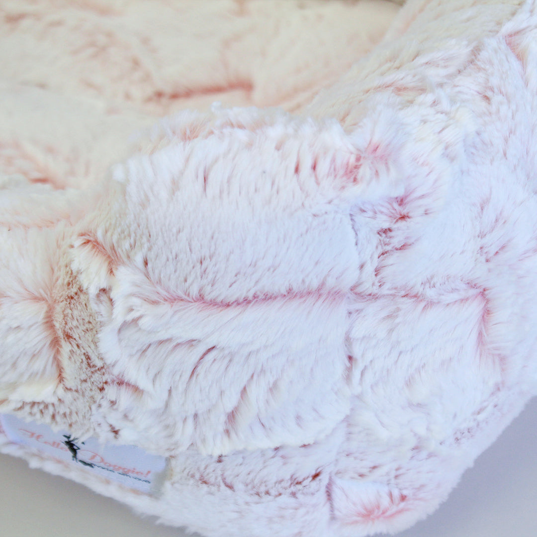 Hello Doggie Whisper Peach Dog Bed