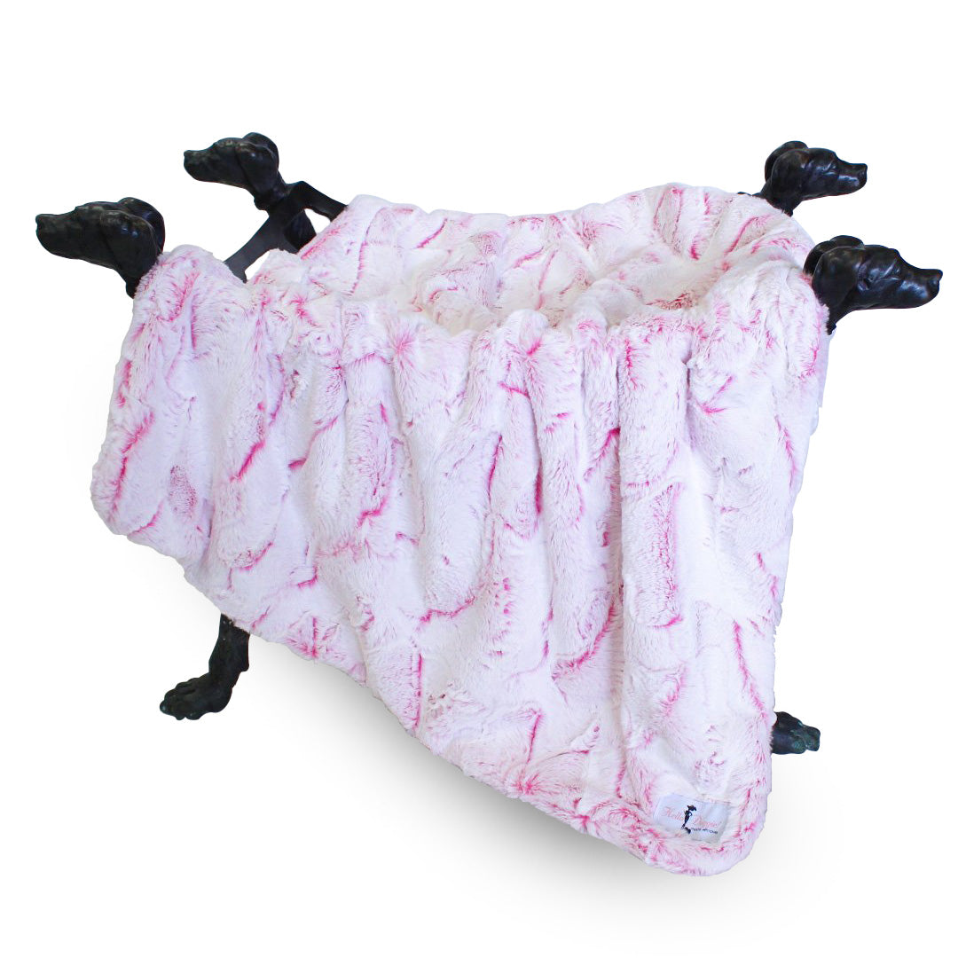 Hello Doggie Whisper Aqua Dog Blanket