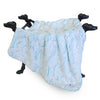 Hello Doggie Whisper Aqua Dog Blanket