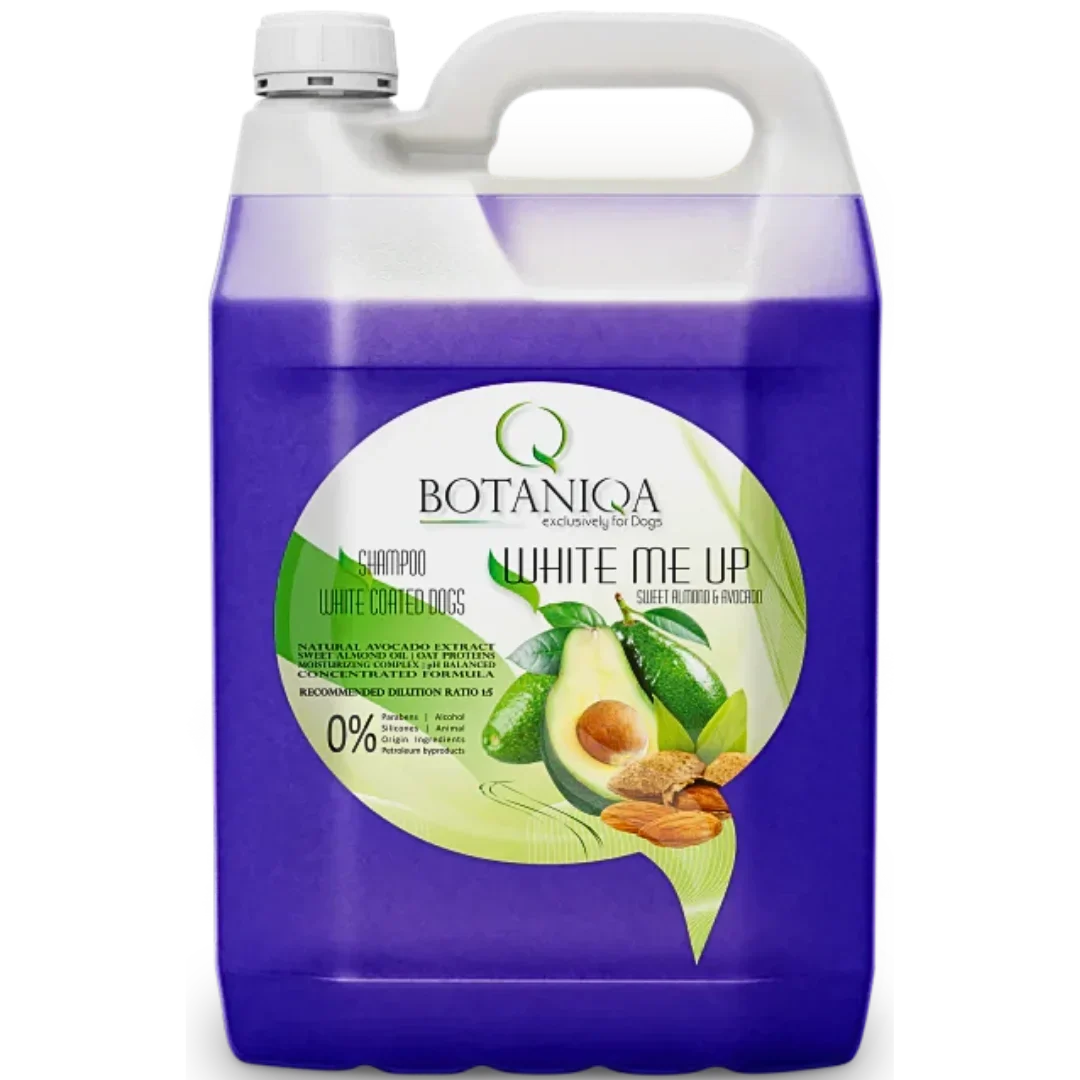 Botaniqa Dog White Me Up Almond and Avocado Shampoo Gallon