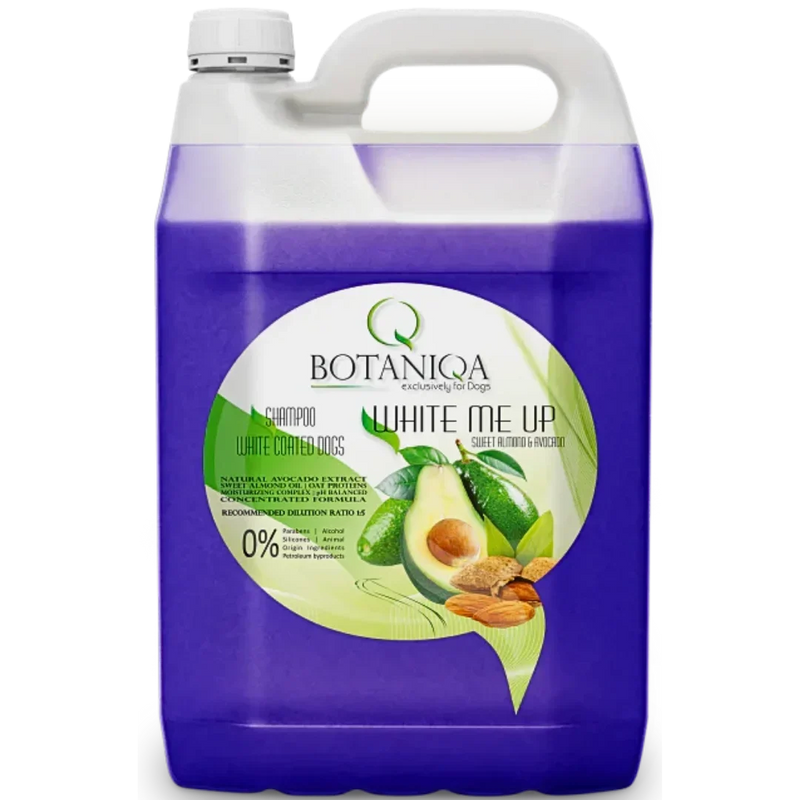Botaniqa Dog White Me Up Almond and Avocado Shampoo Gallon