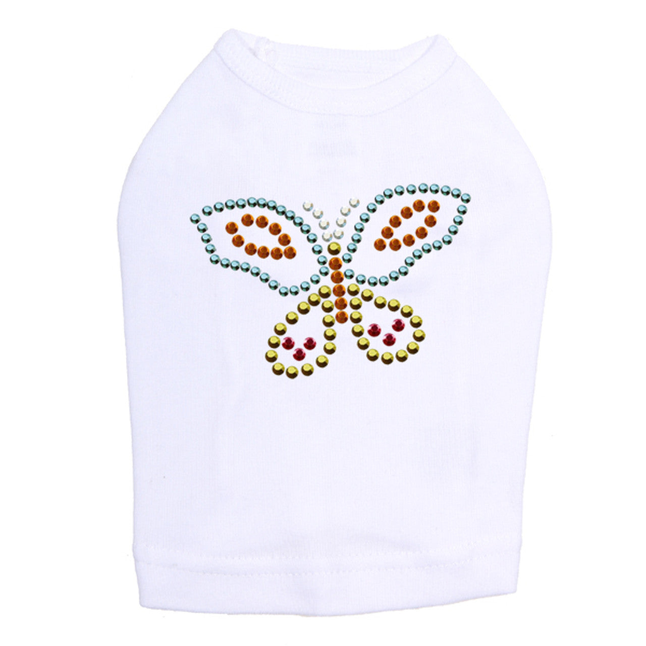 Multicolor Butterfly - Dog Tank