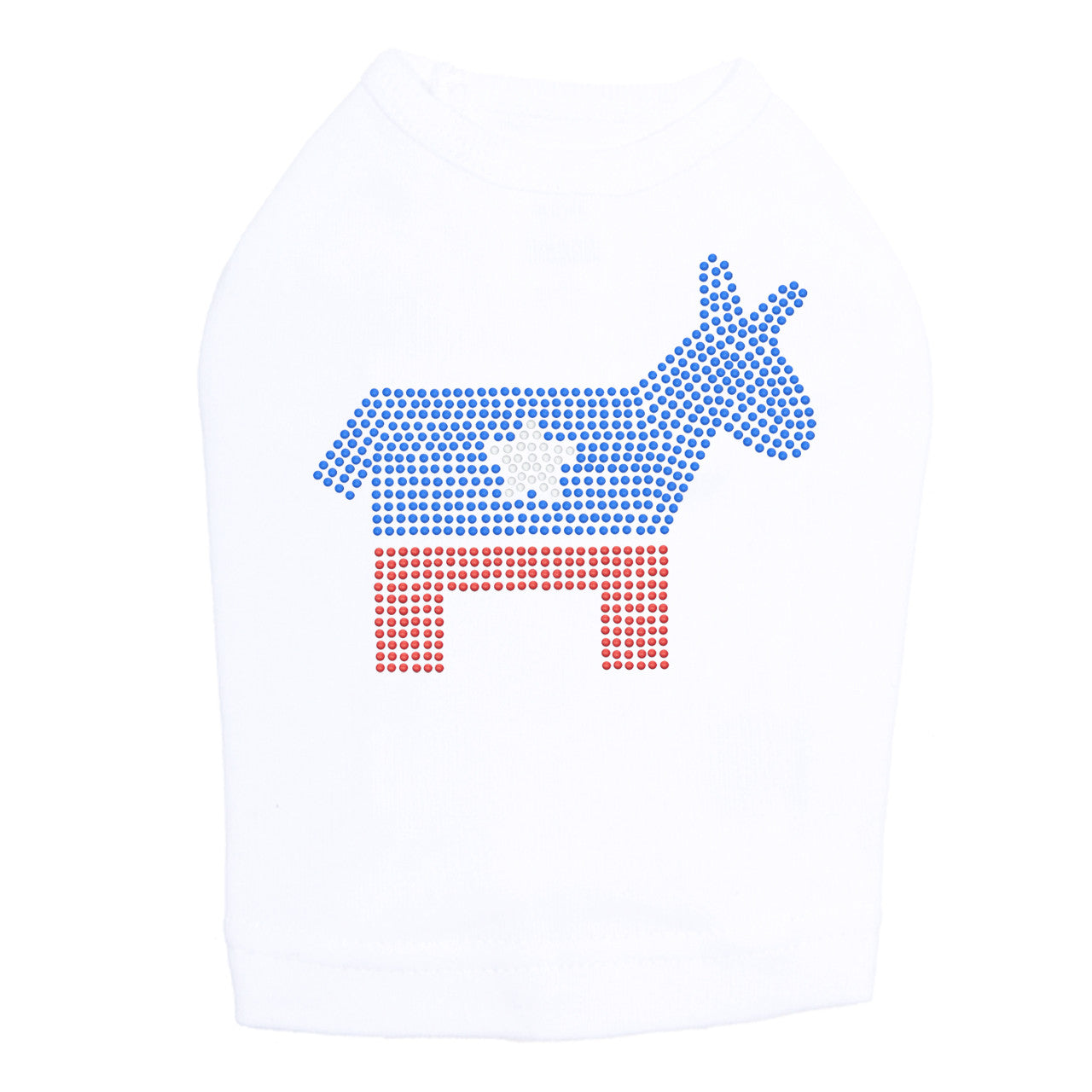 Patriotic Donkey - Dog Tank