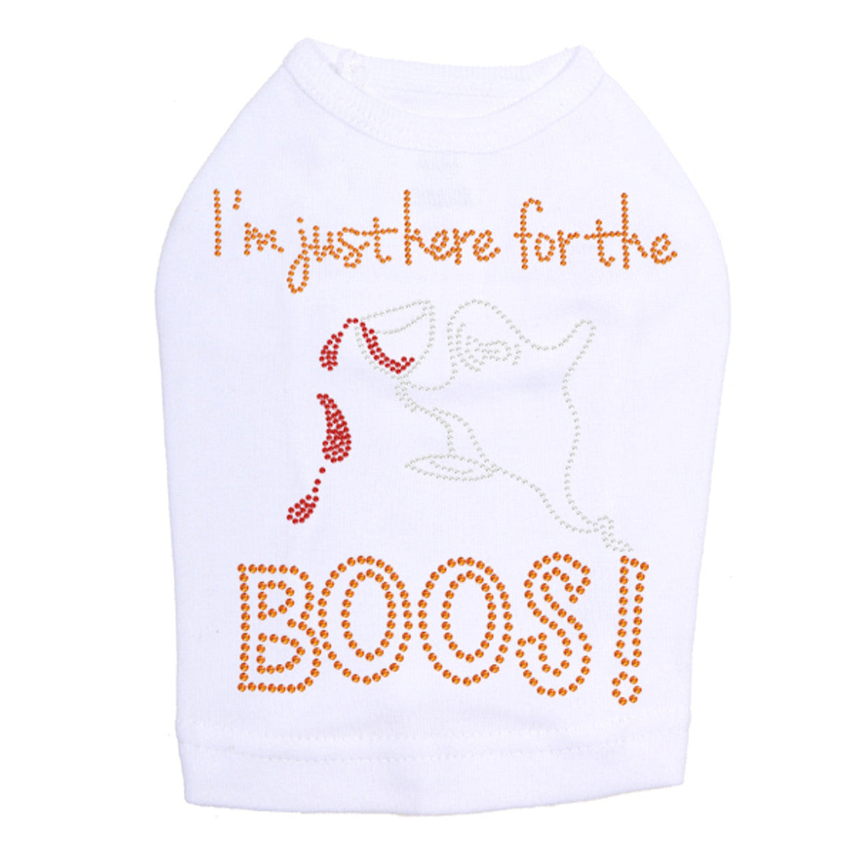 Im Just Here for the Boos! - Dog Tank