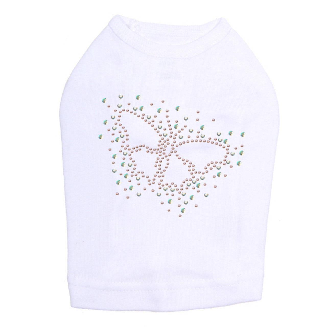 Pink AB Butterfly - Dog Tank