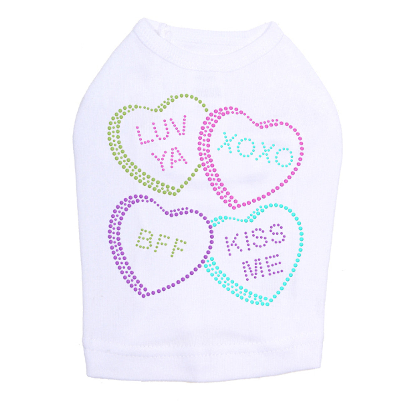 Candy Conversation Hearts 2 - Dog Tank
