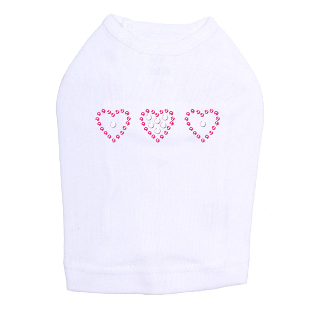 Three Little Hearts - Dog Tank