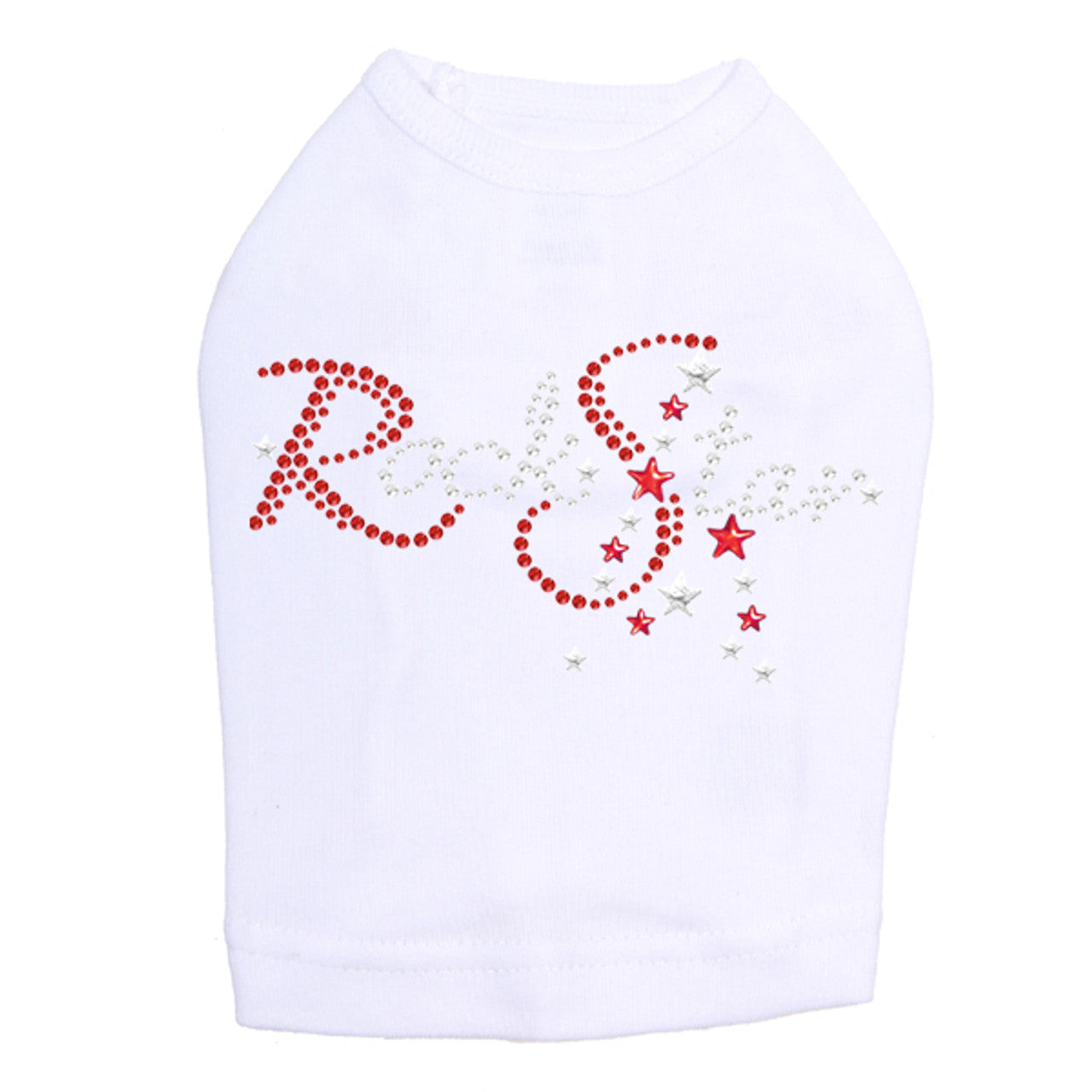 Rock Star (Red - Austrian crystal Rhinestones) - Dog Tank