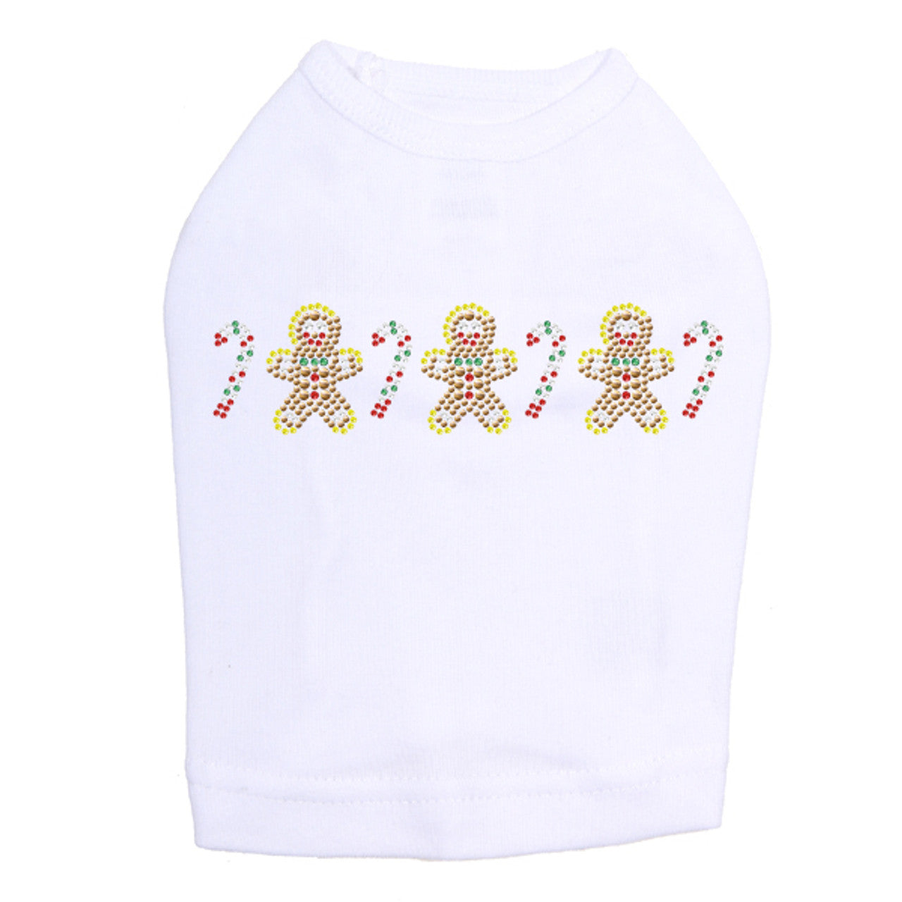 Gingerbread Men & Candy Canes - Dog Tank