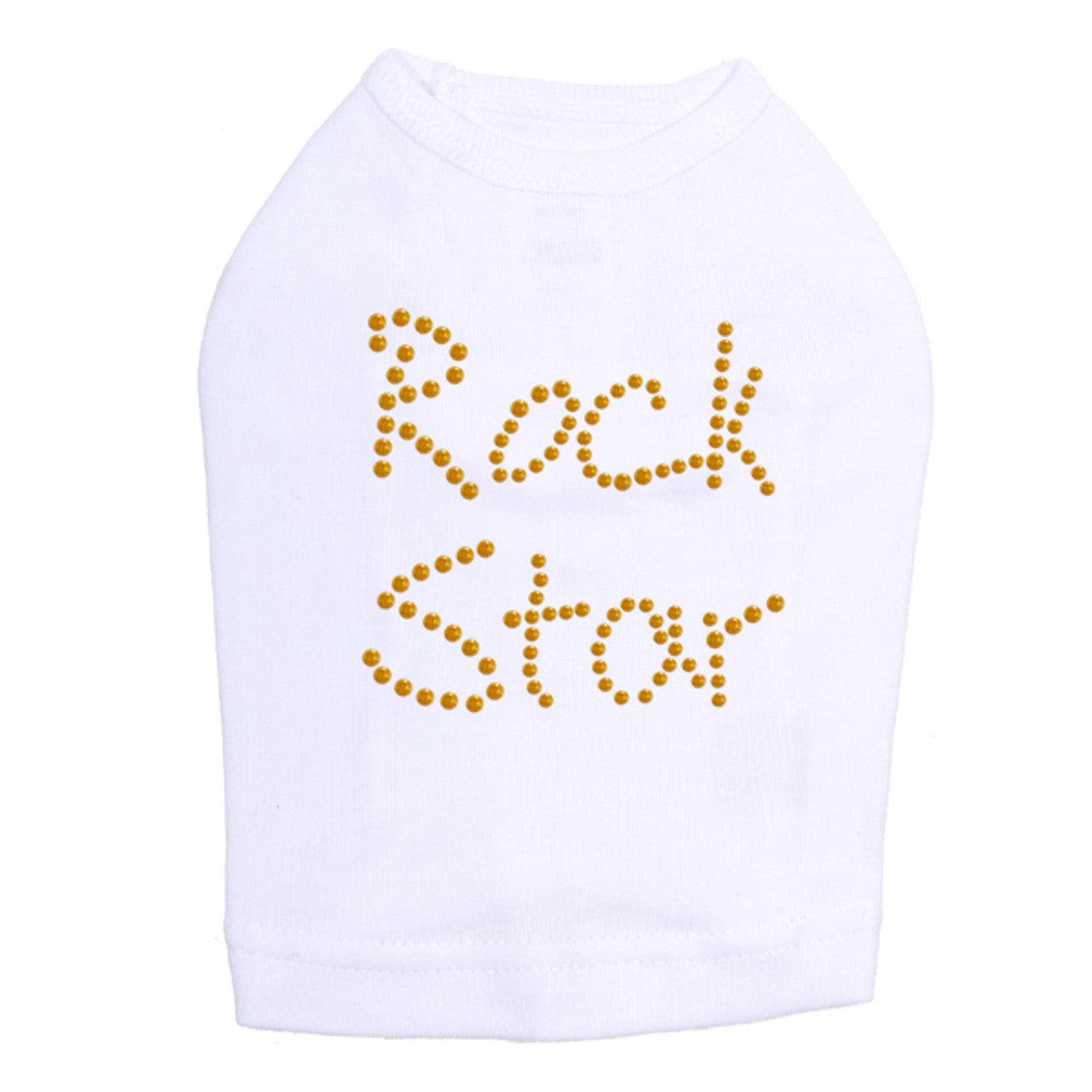 Rock Star (Gold) - Dog Tank